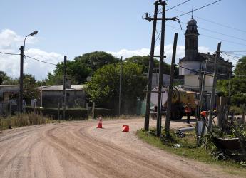 Obras de vialidad en Camino al Paso Hondo