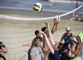 Actividades deportivas en la playa del Buceo