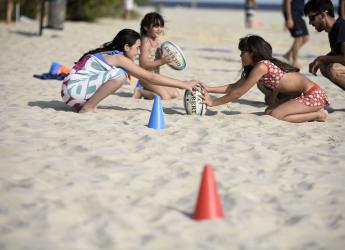 Actividades deportivas en la Playa Malvin