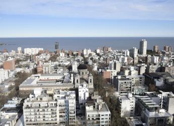Vista aérea de Montevideo  