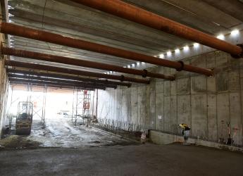 Recorrida por obras del túnel de Avenida Italia 