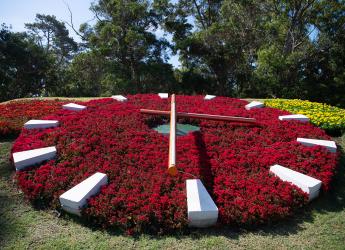 Inauguración del reloj de flores del parque Rivera, 8 de Noviembre de 2024