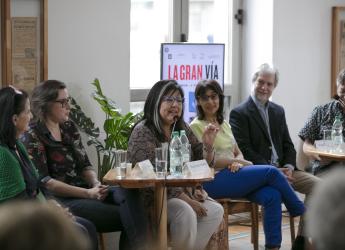Desayuno con la prensa con motivo del estreno de la ópera La Gran Vía