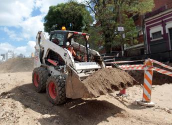 Obras por tanque de amortiguación en Luis Alberto de Herrera