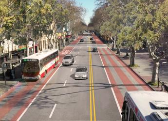 Carril solo bus por avenida 8 de octubre