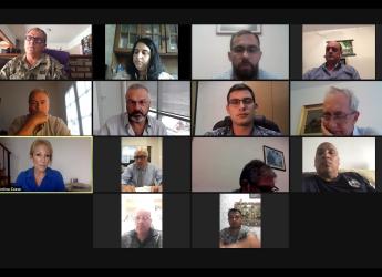 Reunión de la Intendenta Cosse con el CECOED