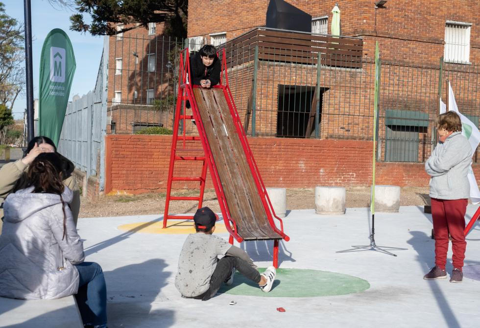  Inauguración de obra del Presupuesto Participativo en Plaza Ge